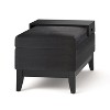 NicBex 42.3" Storage Bench Rectangle Ottoman with Storage Faux Leather Serving Tray Bench for Bedroom, Entryway - 2 of 4