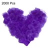 Unique Bargains Decoration Wedding Party Silk Artificial Flower Petals Purple Blue 2000 Pcs - 3 of 4