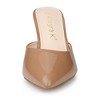 Allegra K Women's Casual Office Pointed Toe Slip-On Stiletto Slide Mules Heels - 3 of 4