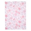 Bedtime Originals Lavender Floral Pink/Purple Soft Fleece Baby Blanket - 2 of 4
