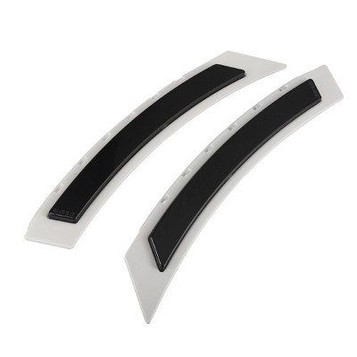 Unique Bargains 63147185743 63147185744 Front Bumper Reflector Side Marker for BMW 5 Series E60 LCI 2008-2010 Black 1 Pair