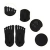 Unique Bargains Invisible Five Fingers Socks Hook Silk Five Toe Socks Mesh Breathable Soft Fashion No Show Socks for Women 3 Pairs - 3 of 4