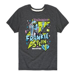 Boys' - Monster High - Frankiestein Voltageous Short Sleeve Graphic T-Shirt - 1 of 4