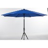 DOMETOUR Outdoor Patio Umbrella with Push Button Tilt and Crank Outdoor Umbrella 8 Sturdy Ribs UV Protection Waterproof for Garden Backyard - 2 of 4