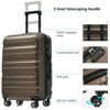 Kumasinova 6Pcs ABS Hardshell Luggage Set,Expandable Travel Suitcase with Lock,12/14/16/20/24/28" Carry-On&Checked Spinner Suitcase Combo - 2 of 4