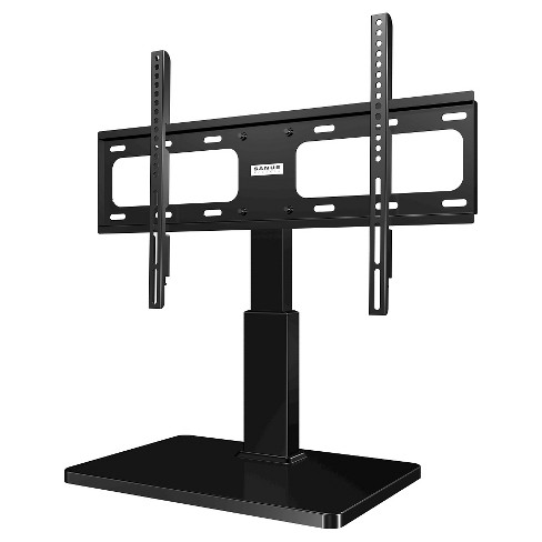 Full Motion TV Mount Floor TV Stand Mount Universal TV Stand with Round  Stainless Steel Base Swivel TV Stand Base Height Adjustable TV Stand for 37  to 75 Inch T…