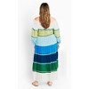 Women's Plus Size Colour Fun Dress - green | CITY CHIC - 3 of 4