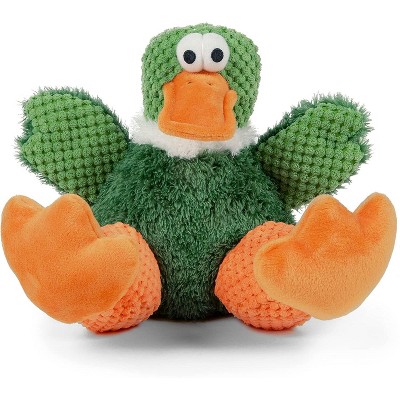 goDog Checkers Squeaky Plush Dog Toy, Chew Guard Technology