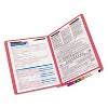 Smead Heavyweight Colored End Tab Fastener Folders, 0.75" Expansion, 2 Fasteners, Letter Size, Red Exterior, 50/Box - 4 of 4