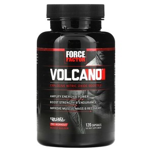 Force Factor Volcano, Explosive Nitric Oxide Booster, 120 Capsules - 1 of 2