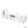 Extendable TV Stand Entertainment Center with Storage Cabinets,Wooden Media Console for 89" TVs for Living Room-Baofuwish - 4 of 4