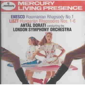 George Enescu - Roumanian Rhapsody 1 (+ Liszt: Hungarian Rhapsodies Nos. 1-6) (CD)