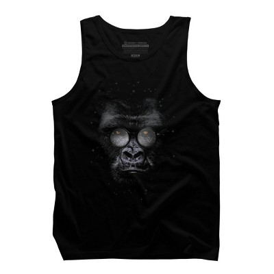 Men's Design By Humans Nerd Gorillaz By ikaruz Tank Top