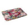 Deny Designs Burcu Korkmazyurek Summer Botanical Monogram Memory Foam Bath Mat - 2 of 4