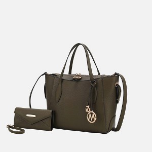 MKF Collection Bruna Vegan Leather Women’s Tote Bag with Wallet by Mia K - 1 of 4