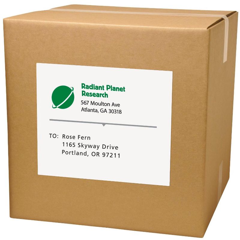 Avery Bulk Shipping Labels, 8-1/2 x 11 Inches, White, Pack of 250, 3 of 4