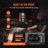 VEVOR Automotive Smoke Machine Leak Detector, EVAP Vacuum Fuel Leak Tester with Built-in Air Pump, Pressure Gauge & Flow Meter Black - 4 of 4
