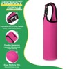Unique Bargains Elastic Neoprene Commuting Jogging Cycling Insulated Bottle Sleeves with Carrying Handle 2 Pcs - 3 of 4