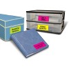 Avery Removable Multipurpose Labels, Sure Feed Technology, Assorted Neon, 2 x 4, 120 Labels (6481) - 3 of 4