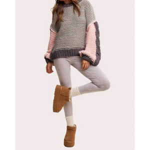Women's Zarela Chunky Knit Sweater - falcon park - 1 of 4