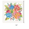 HomeRoots Spring Floral White Framed Print Wall Art - 3 of 4