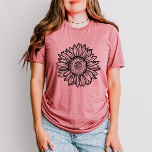 Simply Sage Market Sunflower Short Sleeve Tee - 1 of 4