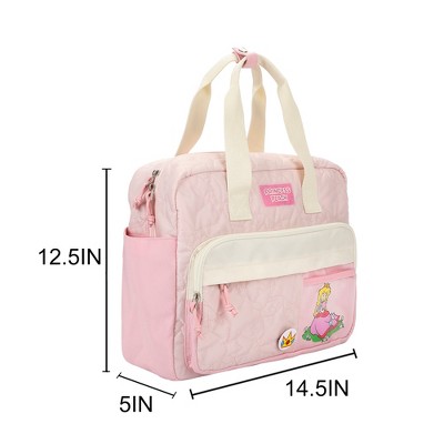 Super Mario Bros Pink Adult Mini Backpack with Character Icons and Adjustable Straps — фото 3