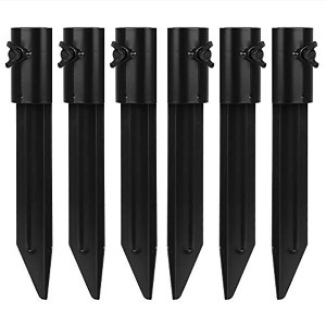 Impresa [6 Pack] Outdoor Light Stakes for Tiki Torch St& - 10 3/4" Stakes for Outdoor Lights - Garden Stakes for Lights - 1 of 4