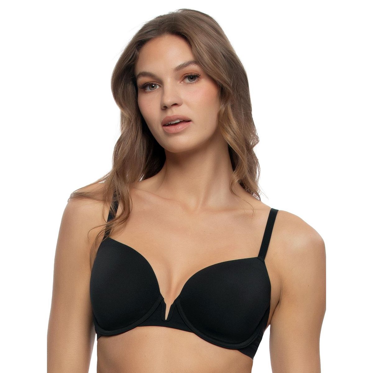 Women's Lunette Pluge T-Shirt Bra with V-Wire Detail - Felina