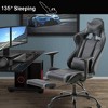 FDW PC Gaming Chair Desk Chair Office Chair Executive High Back PU Leather Racing Computer Chair with Lumbar Support Footrest - image 3 of 4