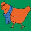 Junior's Design By Humans The Hipster Chicken By TabithaDesigns T-Shirt - 2 of 3