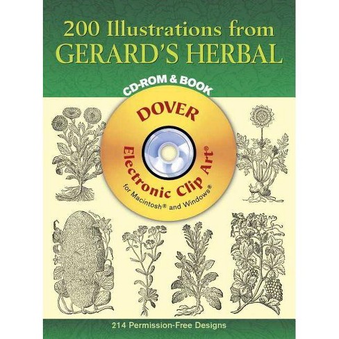 200 Illustrations From Gerard S Herbal Cd Rom And Book Dover Electronic Clip Art By John Gerard Mixed Media Product Target