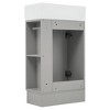 KIGFTSOD 18.6" Bathroom Vanity with Sink, Bathroom Vanity Cabinet with Two-tier Shelf, Left or Right Orientation - 4 of 4