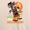Women's - Disney - Gawrsh It's Halloween Lightweight French Terry Wide Neck Long Sleeve Shirt - 2 of 4