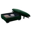 CENGHU Corduroy Fabric Ottoman Footrest to Combine with 2/3/4 Seater Sofa, Bedroom End Bench, Ottoman Entryway Footstool, Ottoman Bench with Storage - 4 of 4