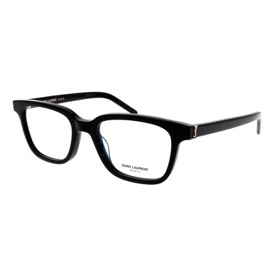 Saint Laurent SL M110O 001 Womens Rectangle Eyeglasses Black 48mm