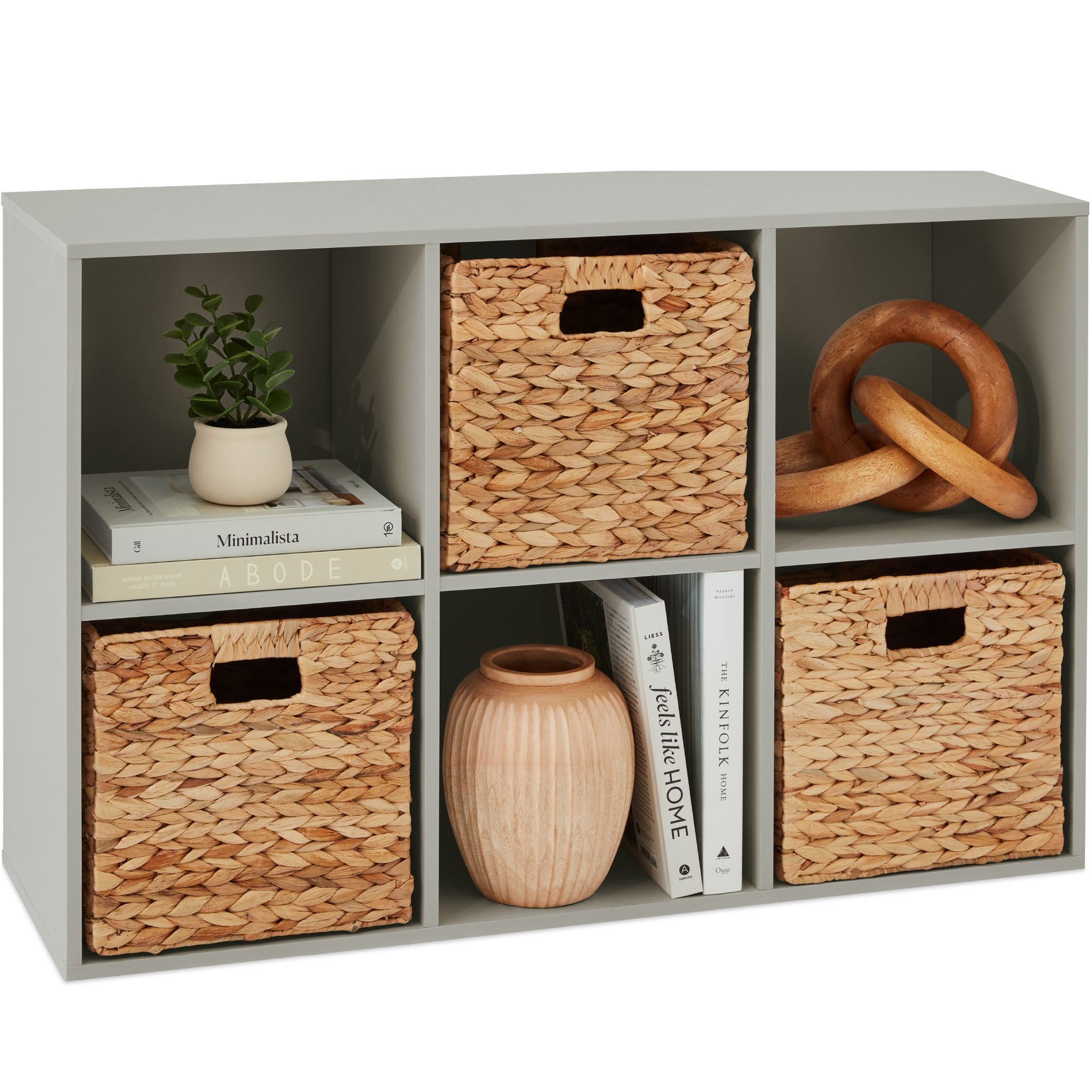 Best Choice Products Cube Bookshelf w/ Removable Back Panels