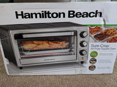 Hamilton Beach Sure-crisp Air Fryer Toaster Oven Black - 31418 : Target