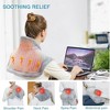 Heating Pad for Neck and Shoulders, 22"x19" Electric Fast Heating Pad for Pain Relief and Deep Pressure Therapy - 2 of 4