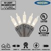 Novelty Lights 50 Light Incandescent Mini Christmas String Lights Brown Wire 11 Feet - 4 of 4