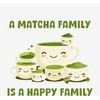 A Matcha Family Is A Happy Family Women's Short Sleeve Crop Top - 2 of 3