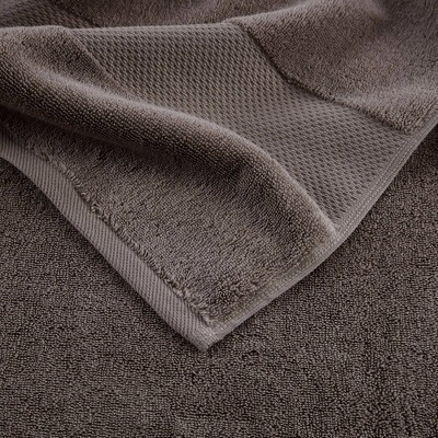 Oversized Charcoal Turkish Cotton Bath Sheet Set, 2 Piece