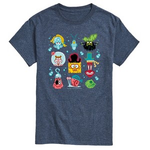 Men's - Spongebob Squarepants - Spongebob: The Search For Squarepants Grid Short Sleeve Graphic T-Shirt - 1 of 4