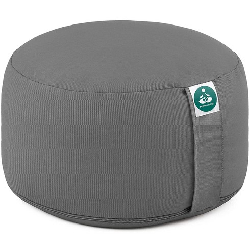 Present Mind 8'' Extra High Round Yoga Bolster For Gymnastics & Meditation  - Gray : Target