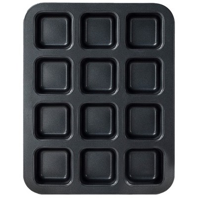The Lakeside Collection 12-Cavity Square Muffin Pan