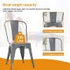 BestMassage Metal Dining Chairs Metal Chair for Indoor Outdoor Chairs Perfect for Restaurants - 4 of 4