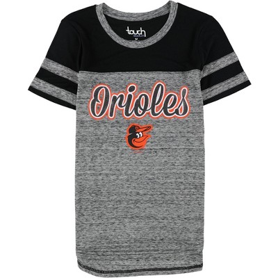 Touch by G-III Womens Baltimore Orioles Colorblock Graphic T-Shirt