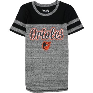 Touch by G-III Womens Baltimore Orioles Colorblock Graphic T-Shirt - 1 of 2