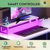 GALAXHERO 47 Inch Small L Shaped Gaming Desk, Corner Computer Desk with Power Outlets, LED Lights & Monitor Stand, Office Desk for Bedroom - 3 of 4