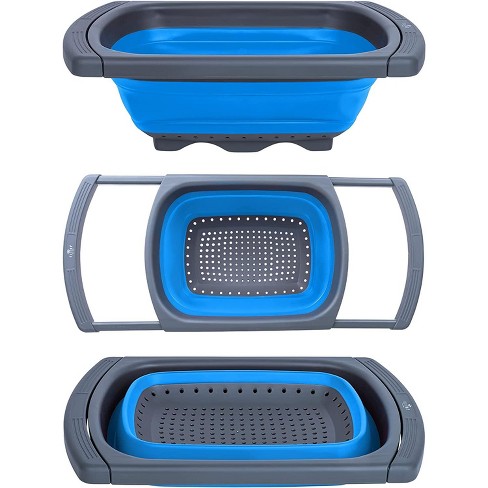 Silicone Sink Strainer, Blue, Sold by at Home